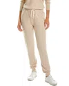 Incashmere Stripe Cashmere Jogger In Brown