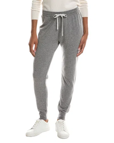 Incashmere Stripe Cashmere Jogger In Gray