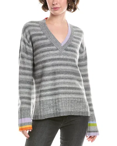 INCASHMERE STRIPED WOOL & CASHMERE -BLEND SWEATER