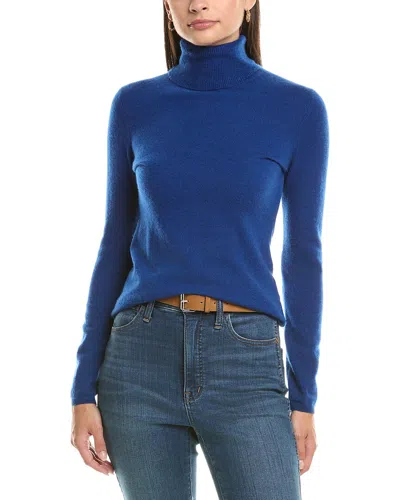 Incashmere Turtleneck Cashmere Sweater In Blue