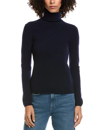 Incashmere Turtleneck Cashmere Sweater In Blue