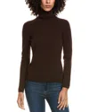 Incashmere Turtleneck Cashmere Sweater In Brown