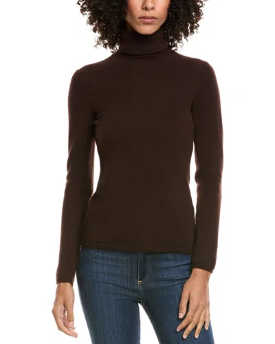 Incashmere Turtleneck Cashmere Sweater In Brown