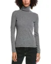 Incashmere Turtleneck Cashmere Sweater In Gray
