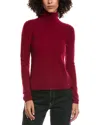 Incashmere Turtleneck Cashmere Sweater In Red