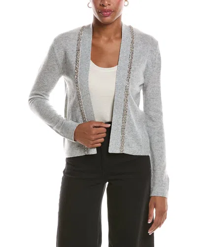 Incashmere Wool & Cashmere-blend Cardigan In Gray