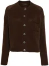 Incentive! Cashmere Cashmere Cropped Cardigan In Brown