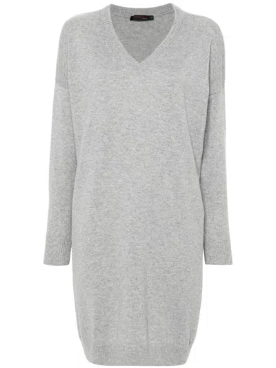 Incentive! Cashmere Cashmere Mini Dress In Grey