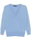 Incentive! Cashmere Ginan Sweater In Blue