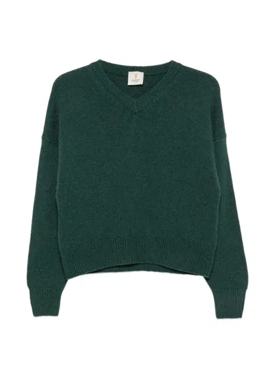 Incentive! Cashmere Connie V-neck Cashmere Sweater In Green
