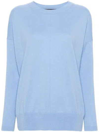 Incentive! Cashmere Crew-neck Cashmere Jumper In Blue