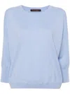 Incentive! Cashmere Crew-neck Cashmere Jumper In Blue