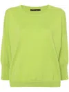 Incentive! Cashmere Crew-neck Cashmere Jumper In Green