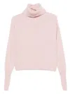 Incentive! Cashmere Turtleneck Sweater In Pink