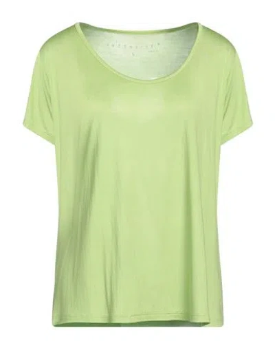 Incentive! Woman T-shirt Acid Green Size Xxl Silk