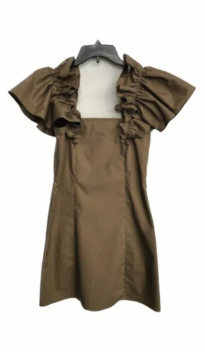 Inclan Fresca Dress In Putty In Yellow