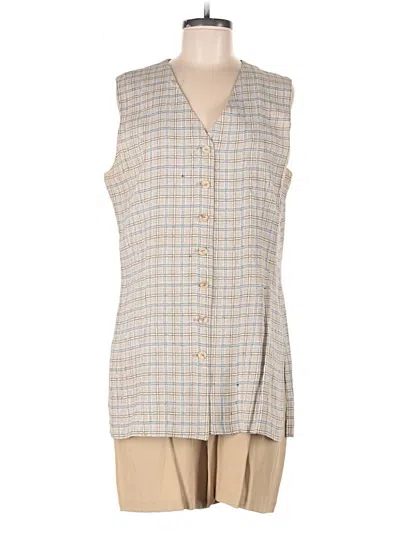 Pre-owned Inclinations Romper In Brown