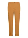Incotex Pinces Trousers In Bruciato Medio
