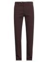 Incotex 1951 By Slowear Man Pants Burgundy Size 42 Cotton, Elastane In Brown