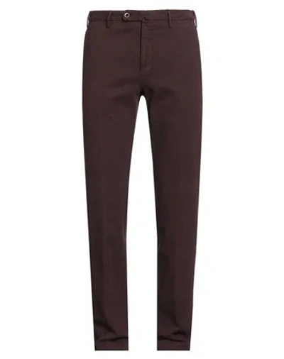 Incotex 1951 By Slowear Man Pants Burgundy Size 42 Cotton, Elastane In Brown