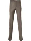 Incotex Tailored Trousers With Pockets And Belt Loops In Neutrals