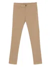 Incotex Tapered Trousers In Brown