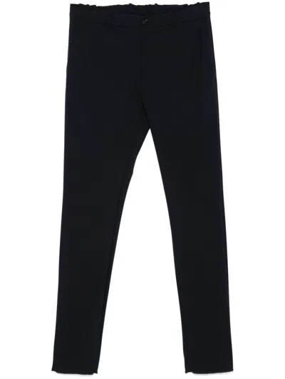 Incotex Pressed-crease Trousers In Blue