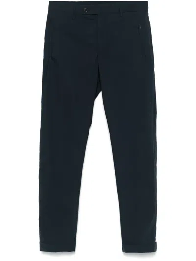 Incotex 39 Chino Trousers In Blue