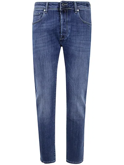 Incotex 5p Comfort Denim In Blue