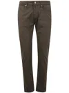 Incotex 5 Pockets Denim Stretch In 褐色