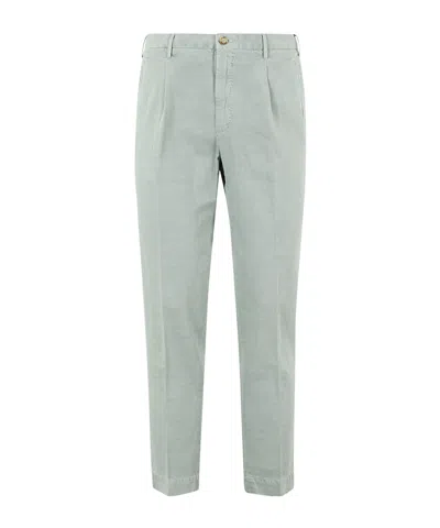 Incotex 54 Mid-rise Tapered Trousers In Gray