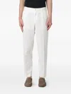Incotex 541 Pleated Trousers In White