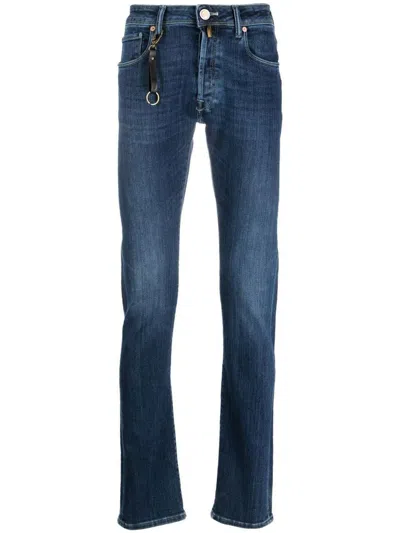 Incotex 5p Comf Denim In Blue