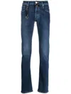 Incotex 5p Denim Comfort Trousers In Blue