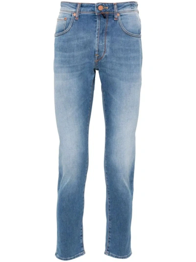 Incotex `5p Denim Str` Jeans In Blue