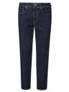 Incotex 5p Denim Str Wash Indigo Denim Jeans In Black
