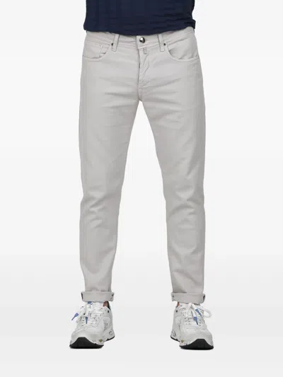 Incotex Slim Fit 5p Ppt Trousers In Transparent