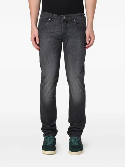 Incotex 5p Washed Jeans In Black