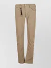 Incotex 5pockets Belt Loops Trousers In Brown