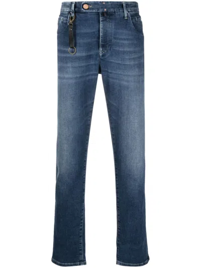 Incotex Denim Special Straight Leg Trousers In Blue