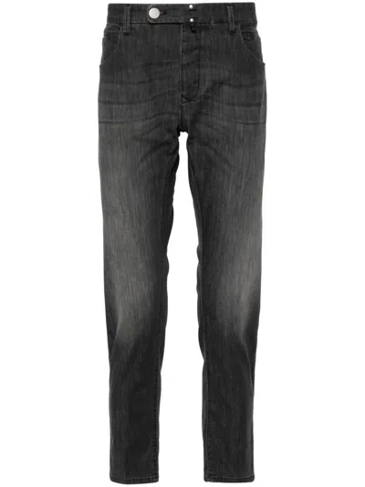 Incotex Special Denim Trousers Faded Effect In Gray