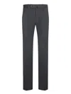 Incotex Tailored Grey Trousers With Classic Button Closure In Gray