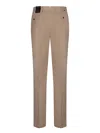 Incotex Beige Corduroy Trousers In Multi