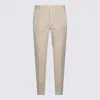 Incotex Front Pleated Trousers Belt Loops In Multi