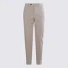 Incotex Beige Cotton Pants In Neutral