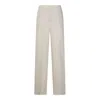 Incotex Trousers Linen Wide Leg In Multicolor
