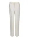 Incotex Tailored White Trousers With Design And Functionality In Multicolor