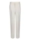 Incotex Tailored White Trousers With Design And Functionality In Multicolor