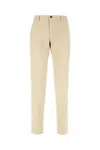 Incotex Cotton Trousers With Front And Back Pockets In Neutral