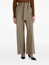 Incotex Belt Check Trousers In Multi